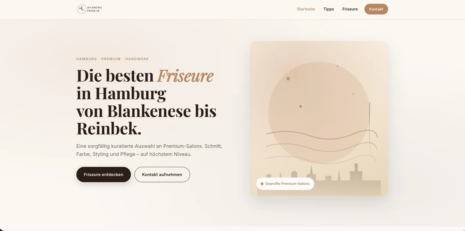 Website Hamburger Friseure