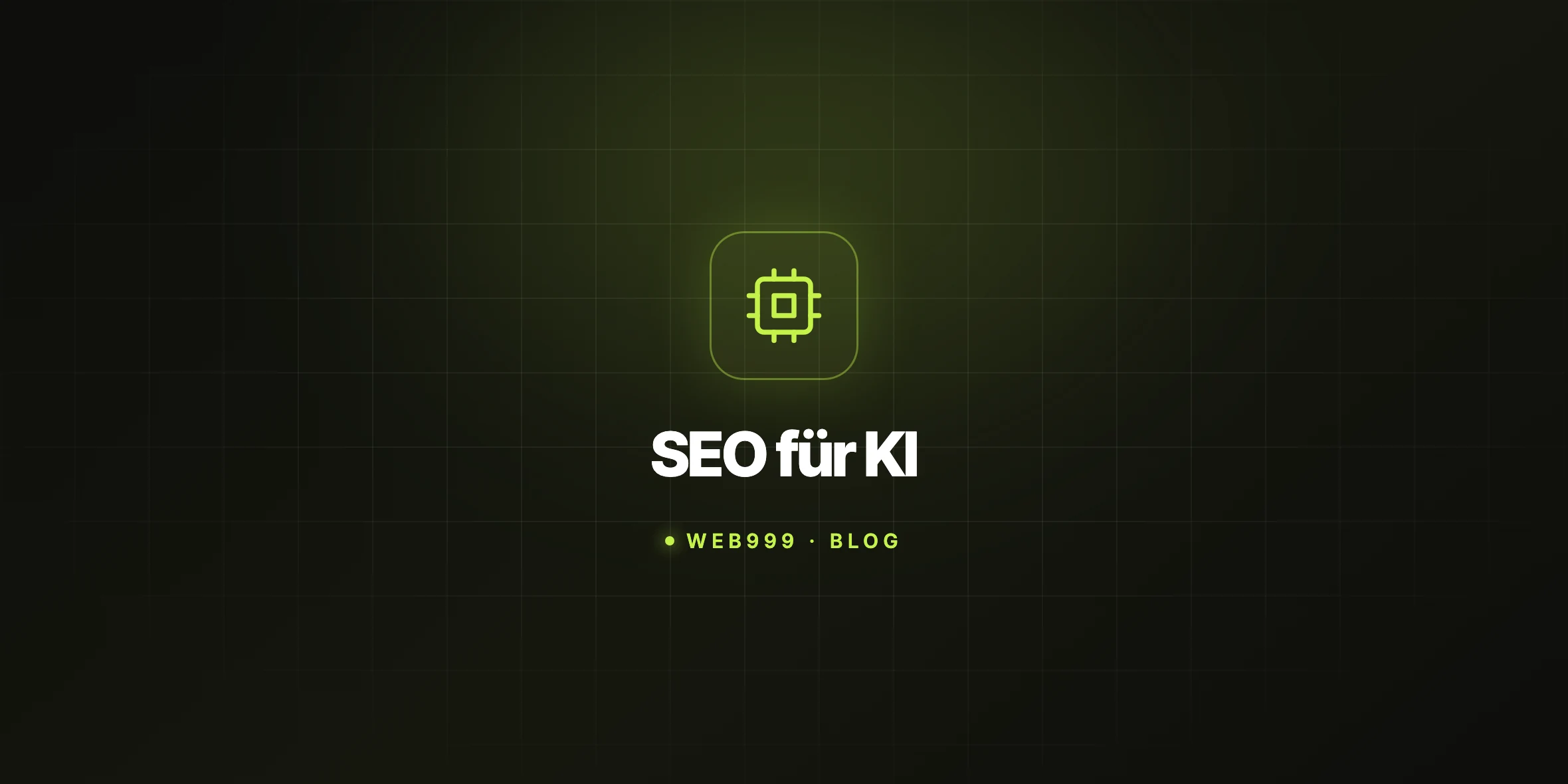 SEO für KI (GEO) – von ChatGPT und KI-Suchmaschinen gefunden werden