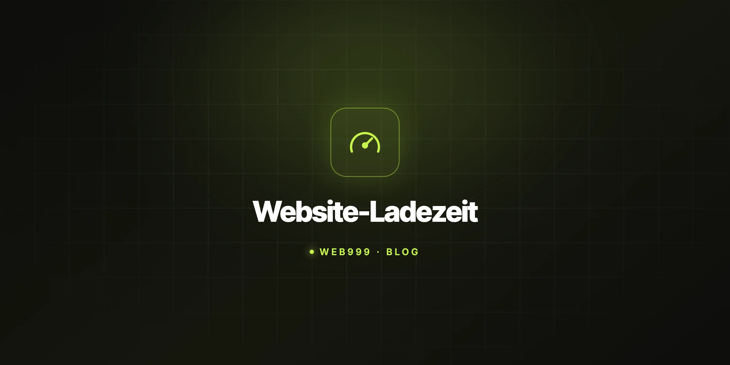 Website-Ladezeit optimieren